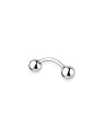 S'Agapõ Orecchino singolo piercing in acciaio Rogue SRG27 unisex