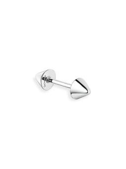 S'Agapõ Orecchino singolo piercing in acciaio Rogue SRG24 unisex