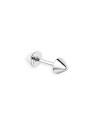 S'Agapõ Orecchino singolo piercing in acciaio Rogue SRG24 unisex