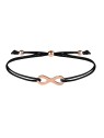 Troli Braccialetto con cordino infinito nero/bronzo donna