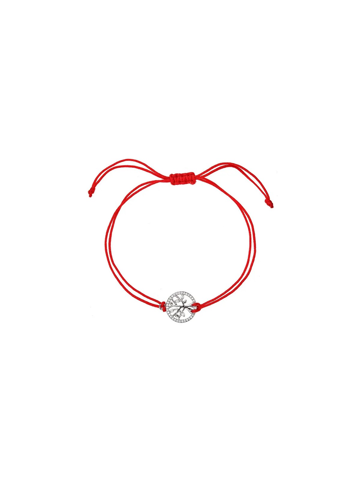 Bracciale Cabalistico rosso Evolution Group con albero della vita 13021.3 donna