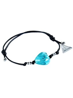 Lampglas Bracciale Gentle Forest Heart con argento puro in perla Lampglas BLH10 donna