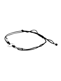 Beneto Exclusive Bracciale con cordino e anello AGB377 donna