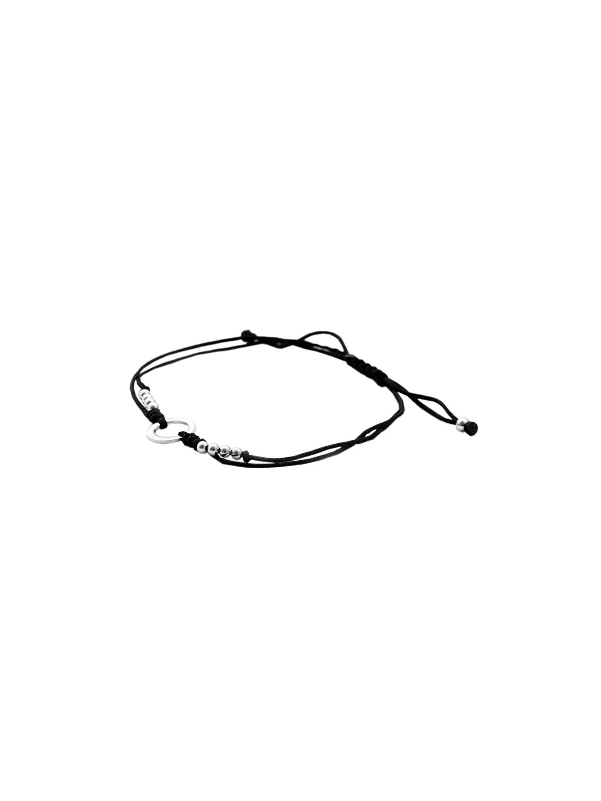 Beneto Exclusive Bracciale con cordino e anello AGB377 donna