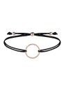 Troli Bracciale con cordino e anello nero/bronzo da donna