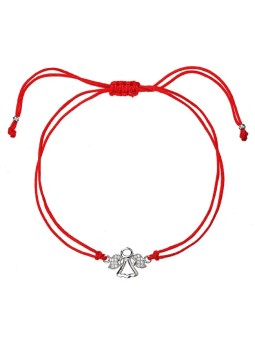Evolution Group Bracciale cabala rosso con angioletto 13020.3 donna