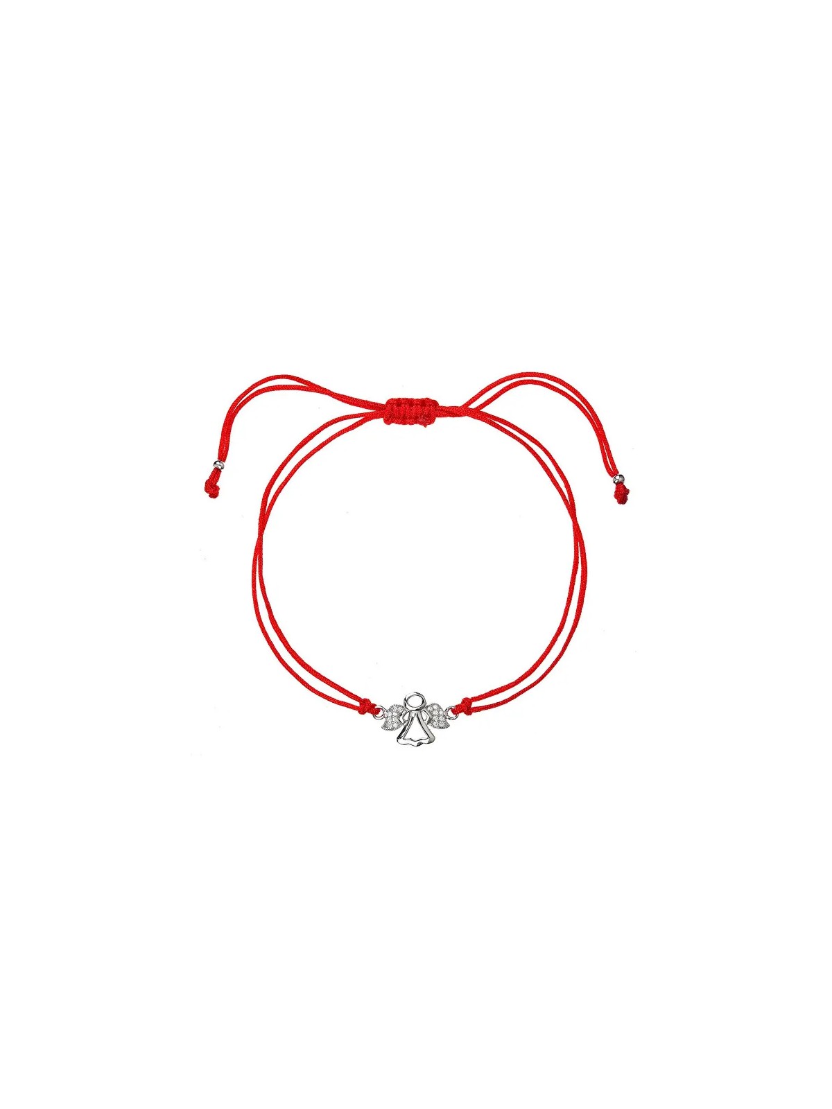 Evolution Group Bracciale cabala rosso con angioletto 13020.3 donna