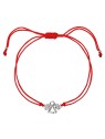 Evolution Group Bracciale cabala rosso con angioletto 13020.3 donna