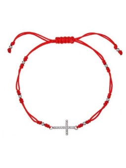 Evolution Group Bracciale cabala rosso con croce 13022.3 rosso donna