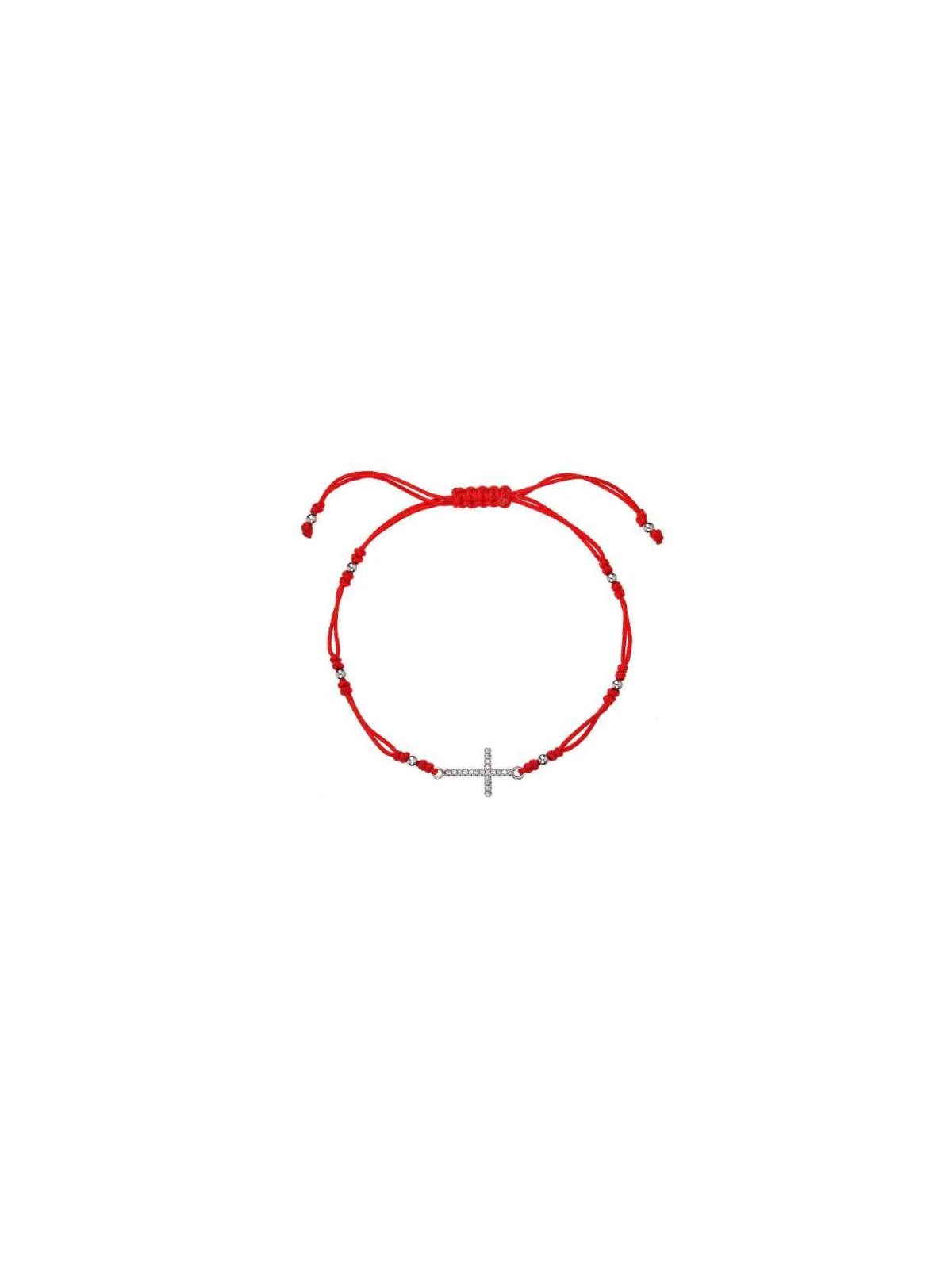 Evolution Group Bracciale cabala rosso con croce 13022.3 rosso donna