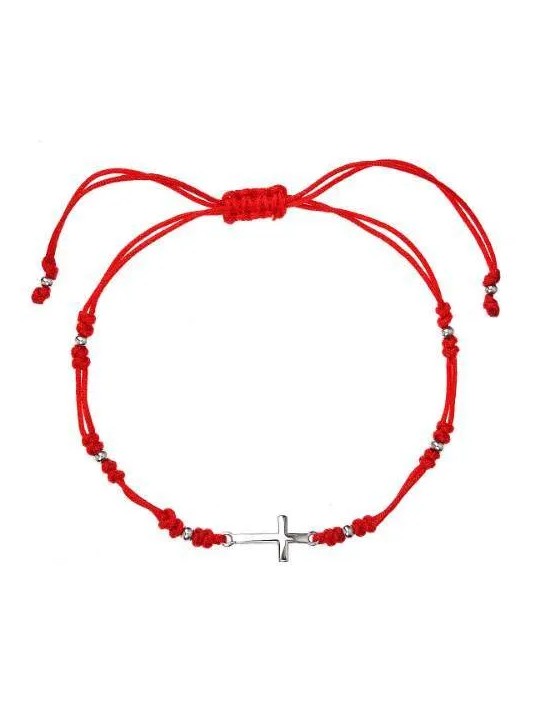 Evolution Group Bracciale cabala rosso con croce 13023.3 rosso donna