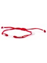 Beneto Exclusive Braccialetto infinito della Kabbalah in corda rossa AGB383 donna