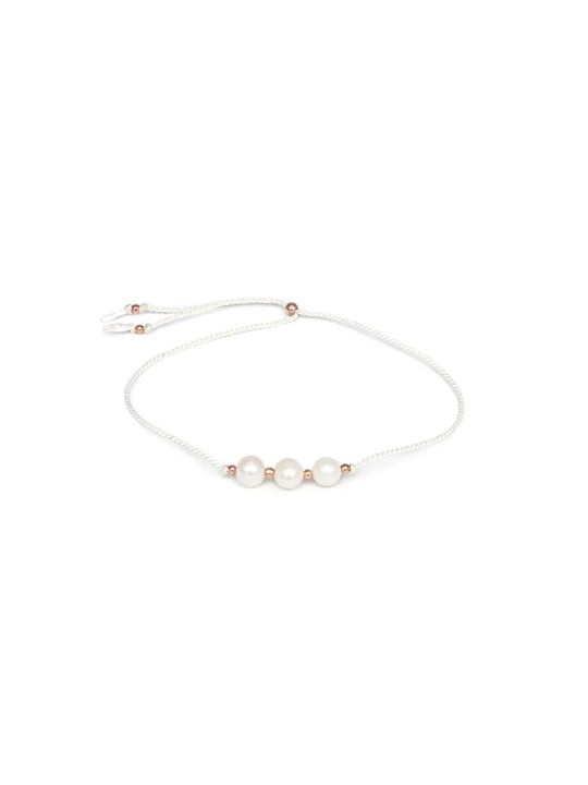 Bracciale Agato Bellissimo corda con perla HE03R3RG-WH donna