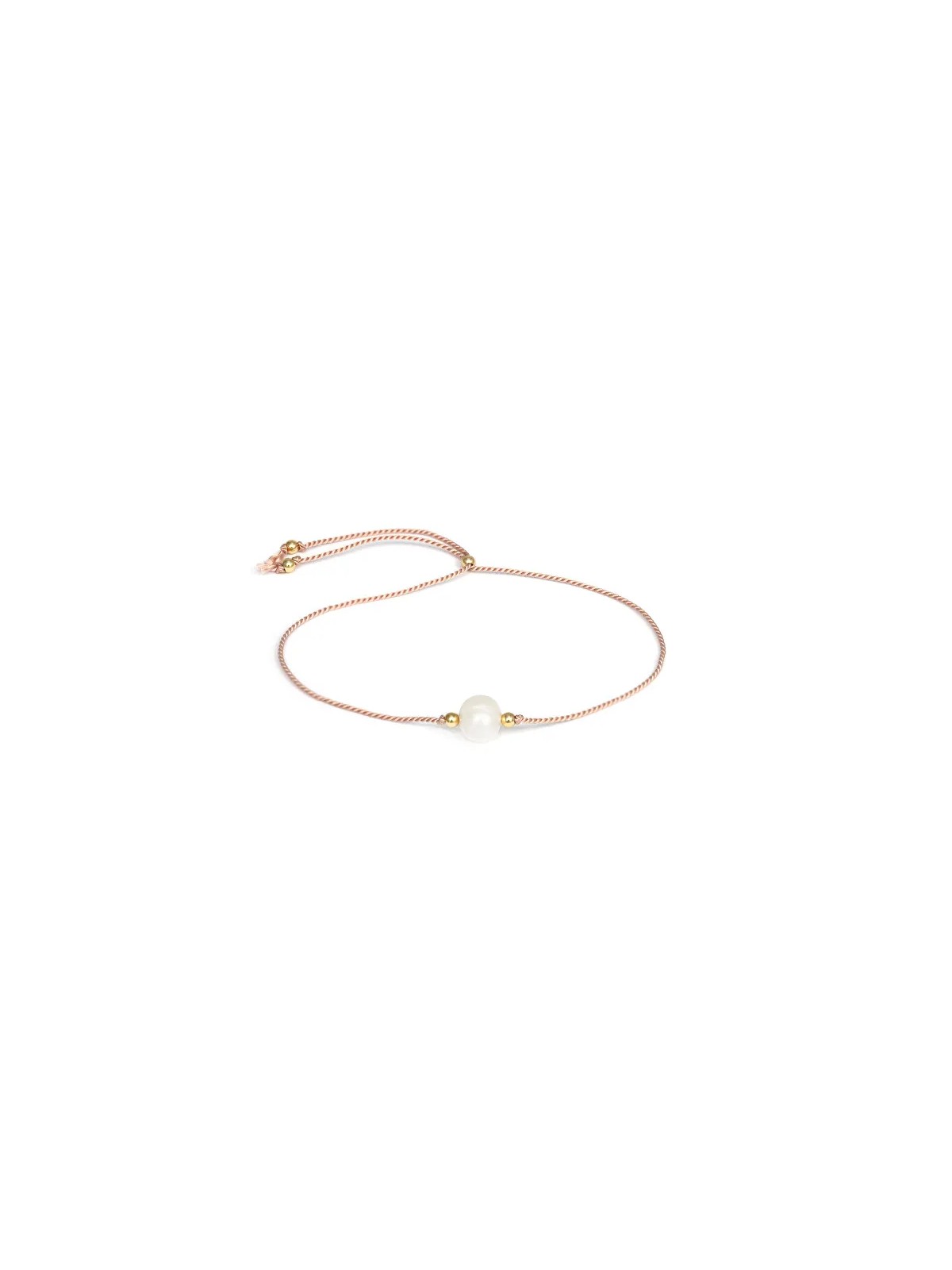 Agato Delicato bracciale in corda con perla di fiume HE05R3G-LP donna