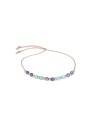 Agato Bracciale con cordino in amazzonite e ametista HE25R3S-LP donna