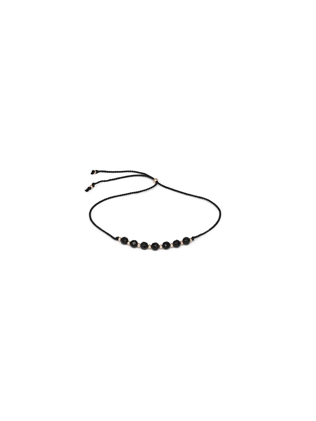 Agato Bracciale in cordino con perle di onice HE32R3RG-BK donna