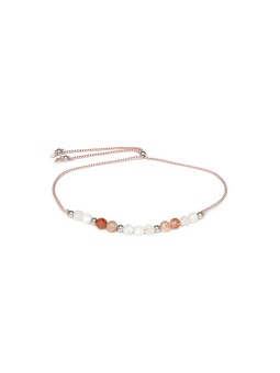 Agato Bracciale con cordino Sole e Pietra di Luna HE26R3S-LP donna