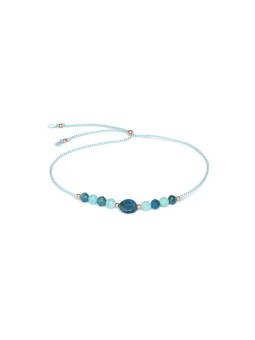 Agato Bracciale in corda di apatite e amazzonite HE11R3RG-LB donna