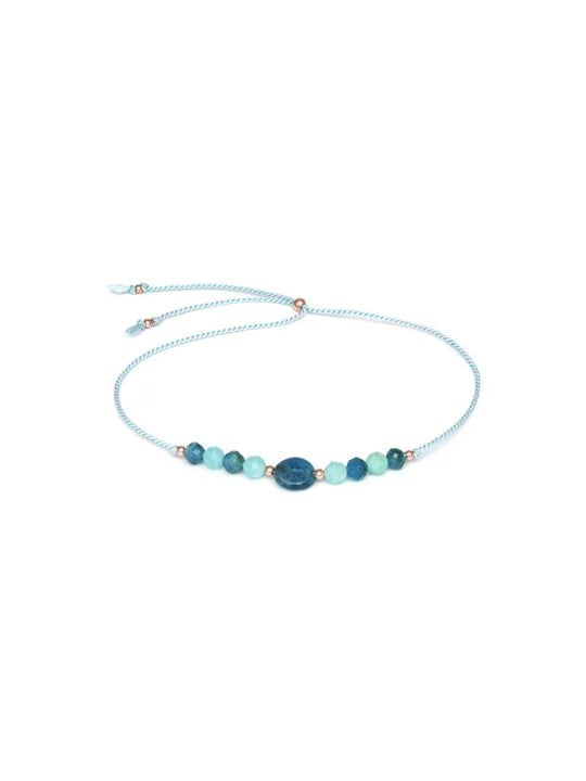 Agato Bracciale in corda di apatite e amazzonite HE11R3RG-LB donna