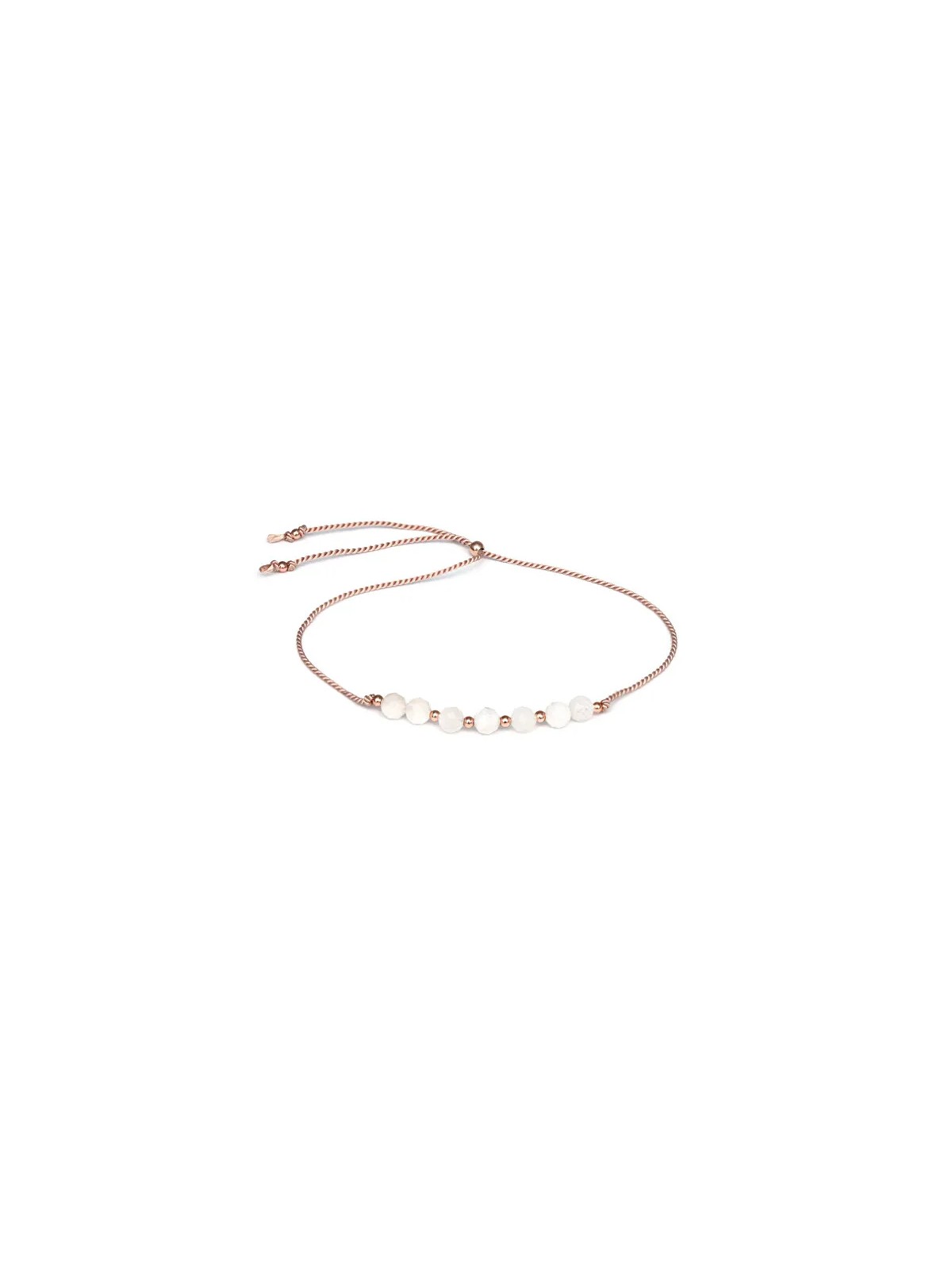 Agato Bracciale con cordino in pietra di luna HE34R3RG-LP da donna