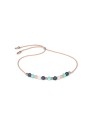 Agato Bracciale con cordino in amazzonite, angelite, pietra di luna e zaffiro HE36R3S-LP donna