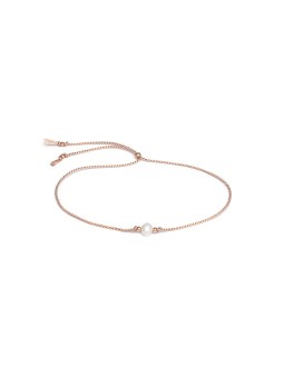 Agato Braccialetto in corda con perla di fiume HE47R3RG-LP donna