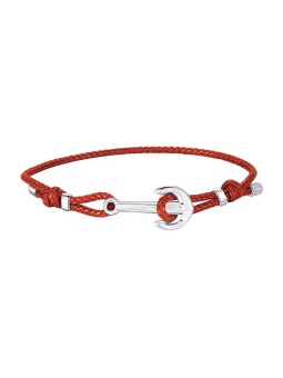 S'Agapõ Bracciale Kabbalah moderno con ancora Ancora SOR17 uomo
