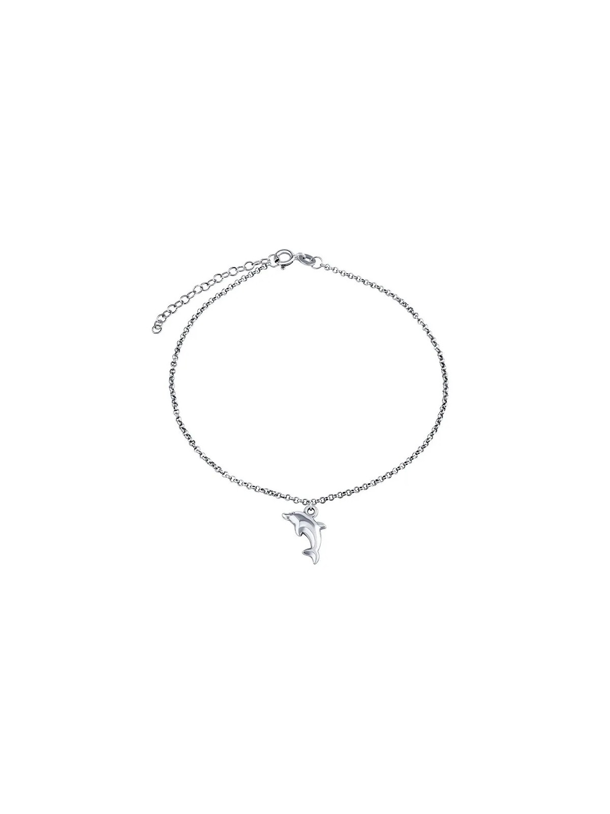 Silvego Catena da gamba in argento con delfino ZT151095VSW donna