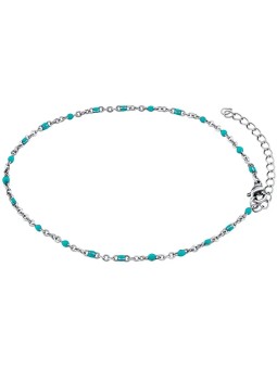 Silvego Catena per gambe in acciaio fine KMM1744 donna