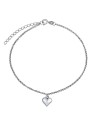 Silvego Catena in argento fine sulla gamba Cuore ZT1303175AVSW donna