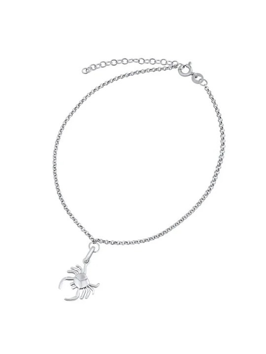 Silvego Catena per gamba in argento Cancer ZT15081104VSW donna