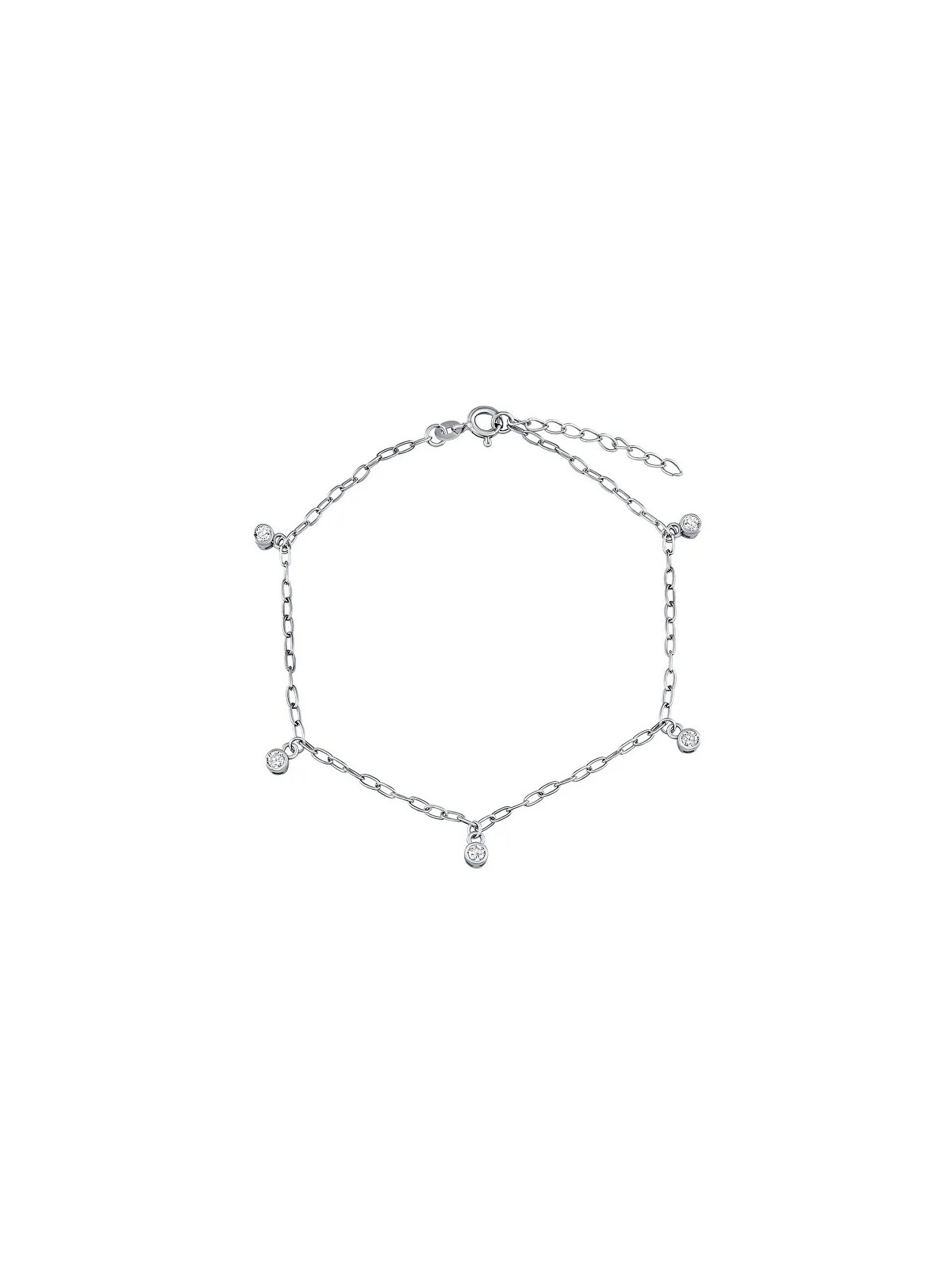 Silvego Catena in argento per gamba Samantha con Brilliance Zirconia ZT1A36751A donna