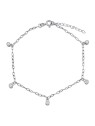 Silvego Catena in argento per gamba Samantha con Brilliance Zirconia ZT1A36751A donna