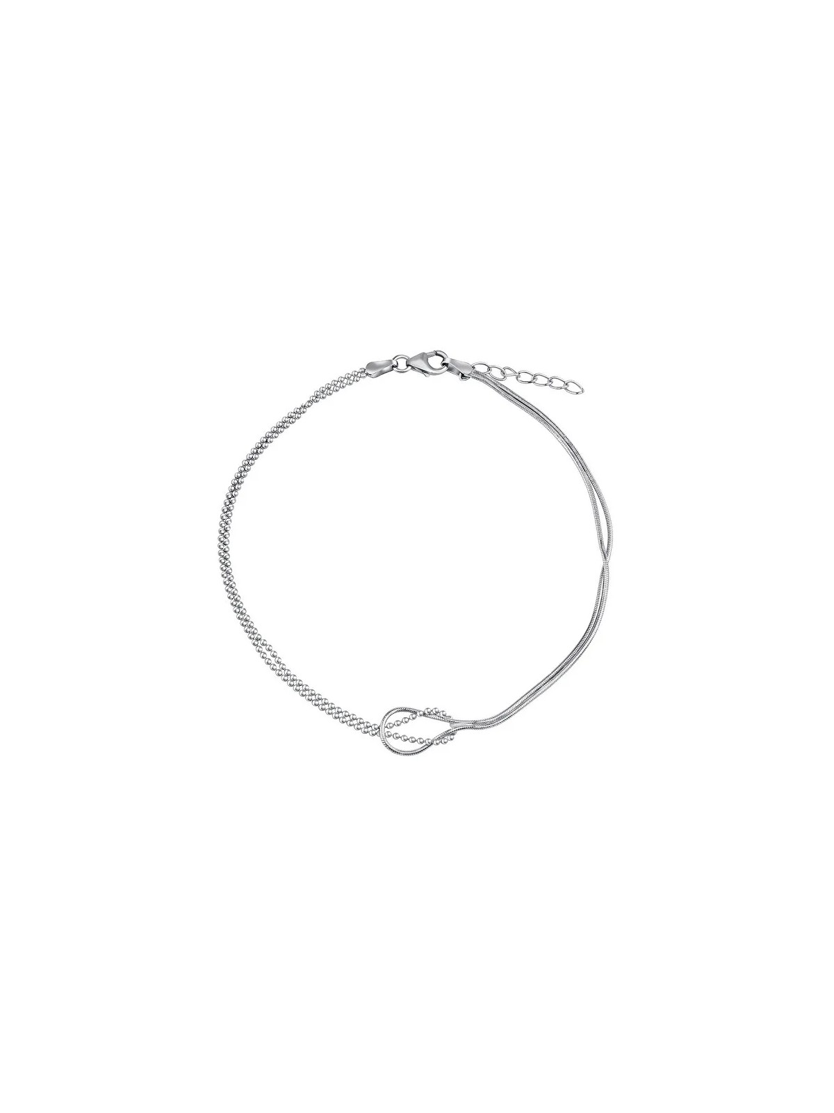Silvego Margaret ZT130955A catena a forma di palla/gamba da combattimento in argento donna