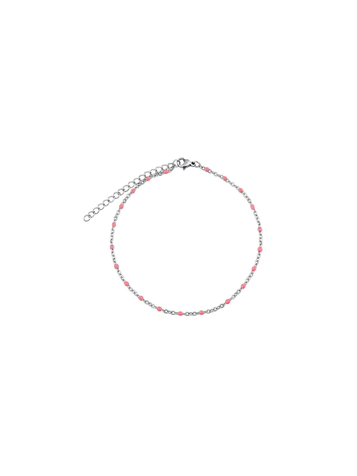 Silvego Catena per gambe in acciaio - rosa KMM1743 donna