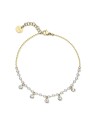 Brosway Braccialetto per piede placcato oro con perle Charming Chant BAH90 donna