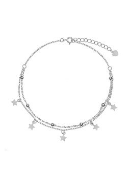 AGAIN Gioielli Bracciale in argento con stelle AJNH0006 donna