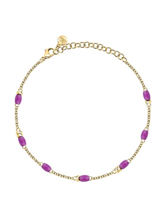 Morellato Colori SAXQ20 catena per gamba placcata oro con perline donna