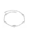 Agato Bracciale in argento con cuori scintillanti AGN53/27 donna