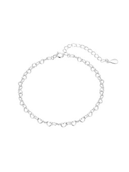 Agato AGN54/27 catena per gamba a forma di cuore in argento donna