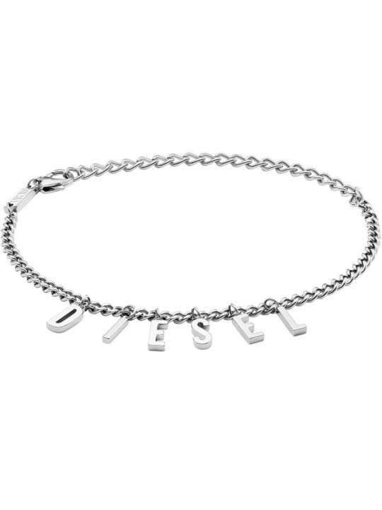 Diesel Bracciale unisex in acciaio per braccio/gamba DX1493040 unisex