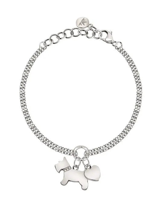 Morellato Bracciale doppio in acciaio Dog&Heart Mascotte SAVL14 donna