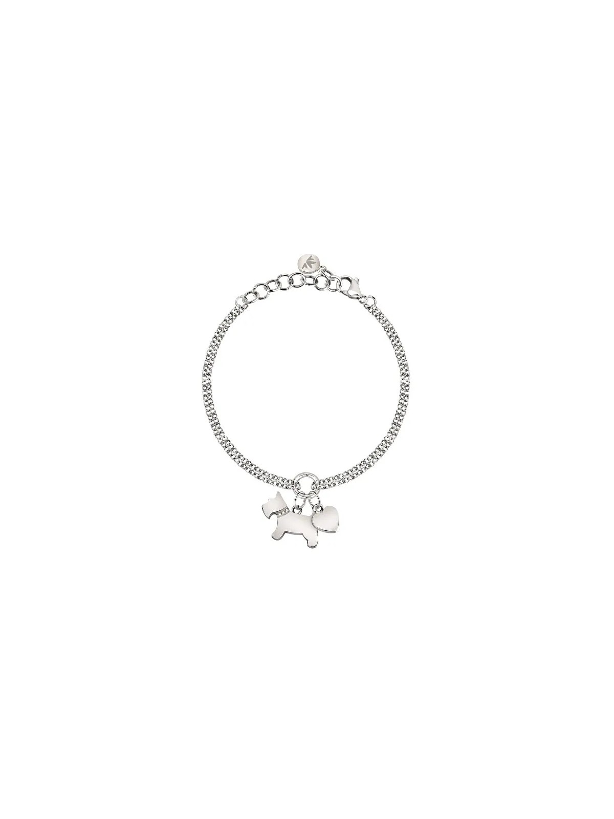 Morellato Bracciale doppio in acciaio Dog&Heart Mascotte SAVL14 donna