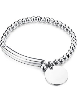 Troli Elegante bracciale in acciaio KBS-451-SIL donna