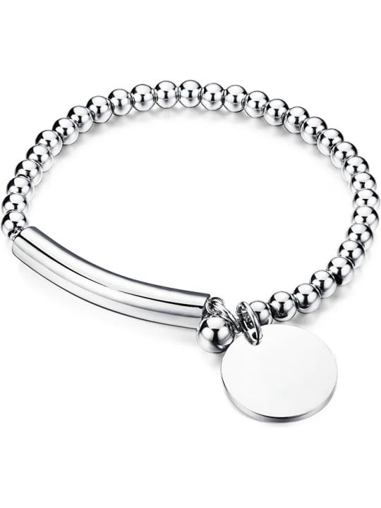 Troli Elegante bracciale in acciaio KBS-451-SIL donna