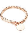 Troli Elegante bracciale in bronzo KBS-451-RG donna