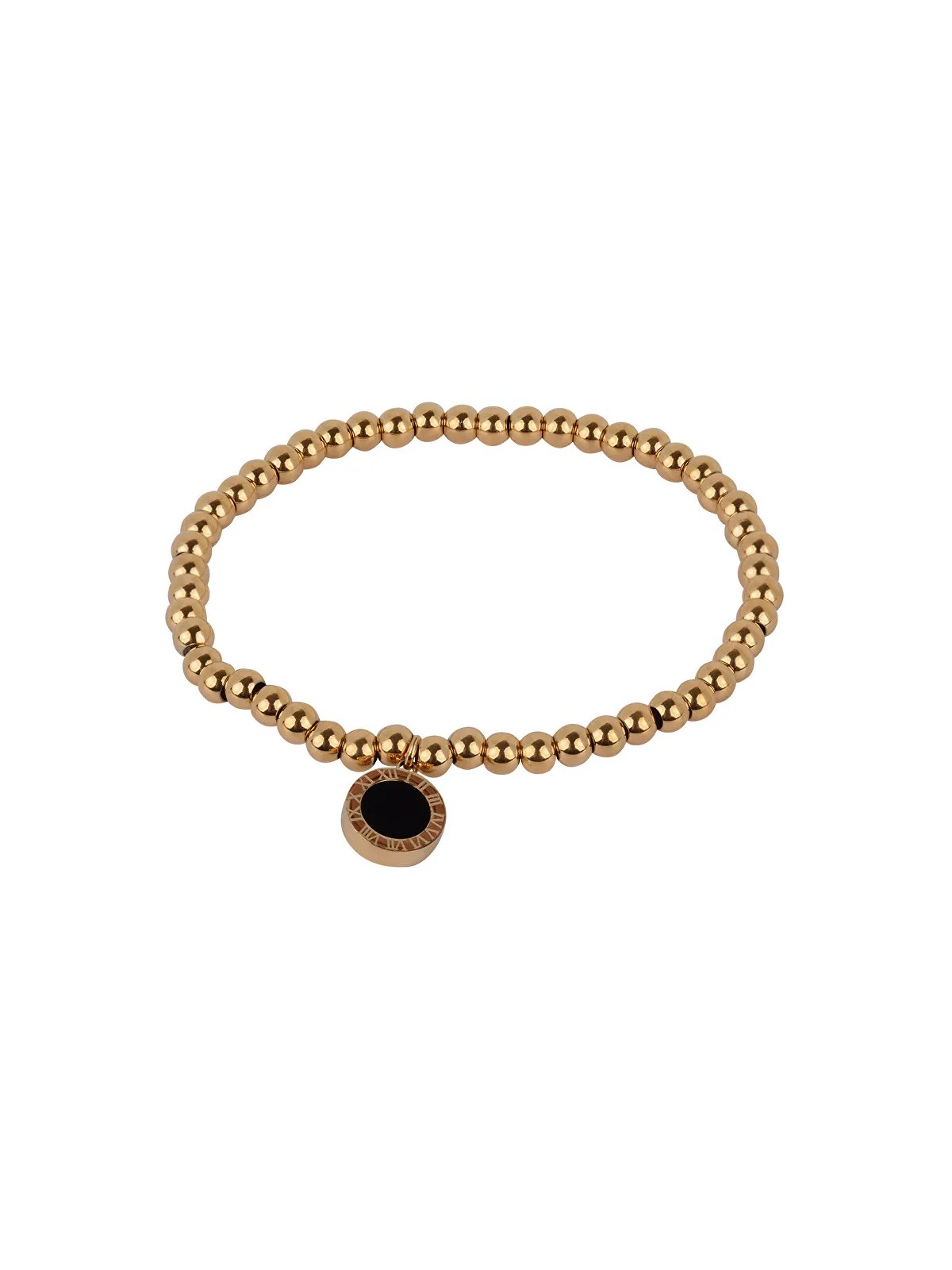 Troli Bracciale placcato oro con pendente bifacciale da donna