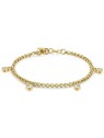 S'Agapõ Bracciale in acciaio con cristilla Luce SCE13 donna