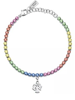 La Petite Story Bracciale in acciaio colorato con cristalli Family LPS05ARR72 donna