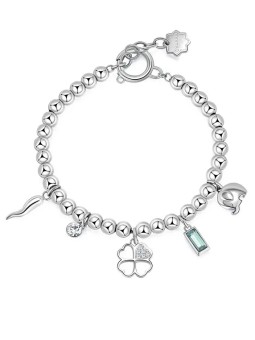 Brosway Bracciale in perline d'acciaio per il Chakra della fortuna BHKB114 donna